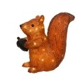 Decoratiune luminoasa pentru exterior Squirrel, Lumineo, 30 LED-uri, 27x14x26 cm, multicolor