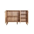 Set mobilier living 2 piese, comoda si comoda TV, Motto 2-200, Vella, atlantic pine