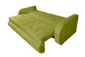 Canapea extensibila Genoa Verde, 230x97x78 cm, cu lada de depozitare