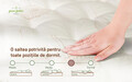 Saltea Feeling Luxury Brown 80x200 cm, H 30 cm, Multipocket, Latex