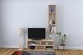 Mobilier living Raffline, 2 corpuri, 120x29.5x45.5 cm, PAL , stejar