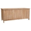 Bufet inferior Hannah Baked, Creaciones Meng, 104x40x45 cm, lemn de paulownia