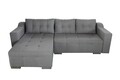 Coltar extensibil Verona Gri 287x169x96 cm cu lada de depozitare