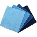 Set 4 prosoape de maini, Hobby, 70x140 cm, 100% bumbac, albastru