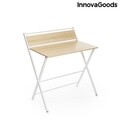 Birou pliabil InnovaGoods, 85x60x97 cm, MDF/otel