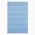 Covor reversibil, Rhombus Blue-White, Bizzotto, 120x180 cm