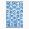 Covor reversibil, Rhombus Blue-White, Bizzotto, 120x180 cm