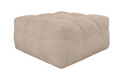 Pouf Bellezza 90x90x43 cm, Bej sand