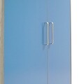 Dulap pentru copii Looney, Pakoworld, 81x57x183 cm, PAL melaminat, albastru