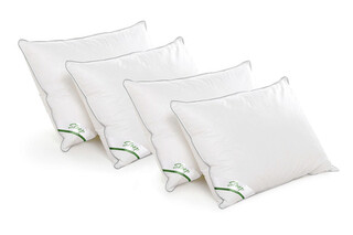 50x70 cm, Alb, Set 4 perne
