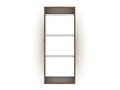 Pantofar Rafevi Hide, 50 x 15 x 124 cm, PAL/metal, walnut