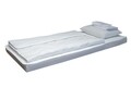 Pachet de dormit situatii de urgenta TEMPO -saltea 90x200x10 cm, perna 50x70 cm, pilota 140x200 cm, lenjerie 1P