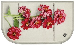 44x75 cm, Multicolor, Red Flowers