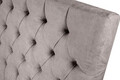 Pat matrimonial, Stockholm, Chester E, 160x200 cm, saltea tip Pocket, topper memory, Taupe