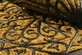 Covoras de intrare, Olivio Tappeti, Promo Mezazaluna 4, Lines, 40 x 60 cm, cauciuc/fibra cocos, maro/negru