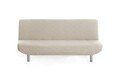 Husa canapea elastica bi-stretch, Arion, click - clack, 3 locuri, natural C/0