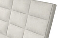 Pat matrimonial, Stockholm, Cubic E, 180x200 cm, saltea tip Pocket, topper memory, Bej