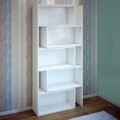 Biblioteca FLY170090, Gauge Concept, 140x22x180 cm, PAL, alb
