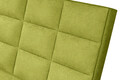 Pat matrimonial, Stockholm, Cubic E, 180x200 cm, saltea tip Pocket, topper memory, Verde