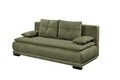 Canapea extensibila, Sophie, Brego 77 Olive, 3 locuri, 208 x 93 x 105 cm, olive