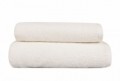 Set 2 prosoape de baie, 100% bumbac, Saheser, Baskili İkili Takim Tasli  Sapka