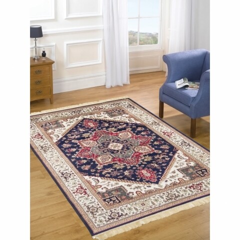 Covor Rubine Blue, Floorita, 140 x 190 cm, 100% polipropilena, multicolor