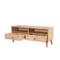 Set mobilier living 2 piese, comoda si comoda TV, Motto 2-200, Vella, atlantic pine