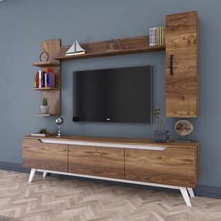 Walnut/White
