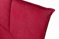 Pat matrimonial, Stockholm, Pillows E, 140x200 cm, saltea tip Pocket, topper memory, Rosu