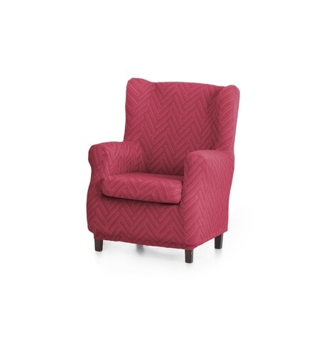 Husa fotoliu elastica bi-stretch, Argos, wing chair, rosu granat C/8