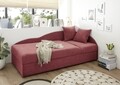 Canapea divan, Laura Berry, 75 x 95 x 201 cm, Rosu
