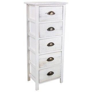Antique White, Comoda cu 5 sertare