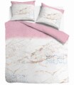 Lenjerie de pat pentru doua persoane Ivy White, Royal Textile, 100% bumbac satinat