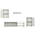 Mobilier pentru Living  Oslo III, Bedora, 1 x Polita, 1 x Comoda, 1 x Dulap, 1 x Dulap suspendat