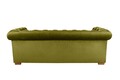 Canapea extensibila Oxford Chesterfield, 88x216x75 cm, 3 locuri, Olive