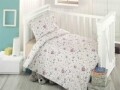 Lenjerie de pat Ranforce pentru copii, Oursson Bedora, 3 piese, 170 x 120 cm, 100% bumbac, multicolora