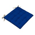 Perna pentru scaun Pouf 2, Decomex, 40x40x5 cm, bumbac, indigo