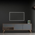 Comoda TV CELESSE, Gauge Concept, 150x30x48 cm, PAL, aluna/antracit