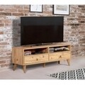 Set mobilier living 2 piese, comoda si comoda TV, Motto 2-200, Vella, atlantic pine