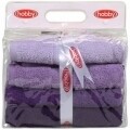 Set 4 prosoape de maini Lilac Delight, Hobby,  50 x 90 cm, 100% bumbac, mov