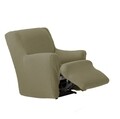 Husa fotoliu cu recliner elastica bi-stretch, Cora, bej in C/11