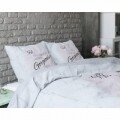 Lenjerie de pat dubla Pure Gorgeous Grey, Dreamhouse, 3 piese, 100% bumbac, gri