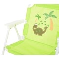 Scaun pliabil pentru copii, Dinosaur, 37/27 x 27 x 26/50 cm, verde