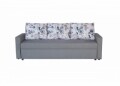 Canapea Extensibila Firenze Grey Blue Flower 218x85x85 cm + lada de depozitare