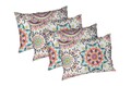 Set 4 perne Kantha, microfibra matlasata Alcam, 50x70 cm