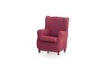 Husa fotoliu elastica bi-stretch, Arion, wing chair, rosu granat C/8