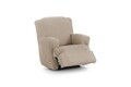 Husa fotoliu cu recliner elastica bi-stretch, Arion, bej C/1