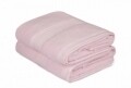 Set 2 prosoape de maini, Hobby, Mira, 50x90 cm, 100% bumbac, roz