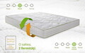 Saltea ortopedica Aloe Vera Dual Confort, 140x200x25cm, Memory 4 cm, 7 zone de confort, reversibila, fermitate medie
