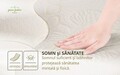 Saltea anatomica, Nature Pocket Bamboo Memory Evolution, 180x200x30 cm, Latex, Arcuri Pocket, 7 Zone de Confort